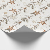 Papier Cadeau Noël rustique (Coin)
