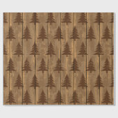 Papier Cadeau Noël rustique (Plat)