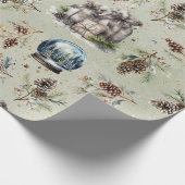 Papier Cadeau Noël rustique (Coin)