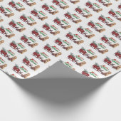 Papier Cadeau Noël Rustique Doodle (Coin)