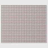 Papier Cadeau Noël Rustique moderne Plaid (Plat)