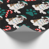 Papier Cadeau Noël Saint Bernard (Coin)