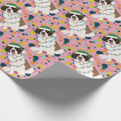 Papier Cadeau Noël Saint Bernard (Coin)