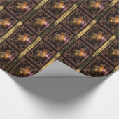 Papier Cadeau Noël Saint-Nicolas micro victorienne (Coin)