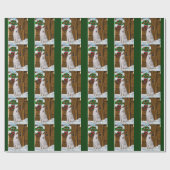 Papier Cadeau Noël Samoyé (Plat)
