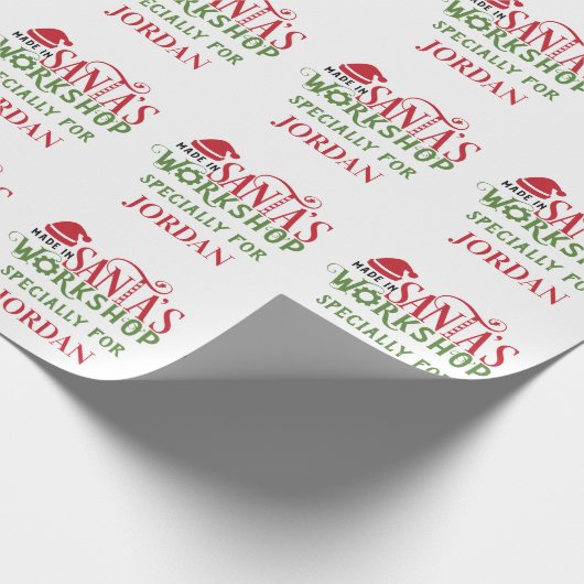 Papier Cadeau Noël Santa Clause Livraison Express (Coin)
