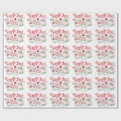 Papier Cadeau Noël Santa Clause Toy Company Pôle Nord (Plat)