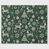 Papier Cadeau Noël scandinave (Plat)