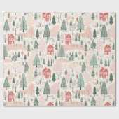 Papier Cadeau Noël scandinave (Plat)