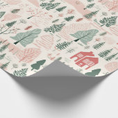 Papier Cadeau Noël scandinave (Coin)