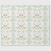 Papier Cadeau Noël scandinave (Plat)