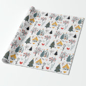 Papier Cadeau Noël scandinave (Déroulé)
