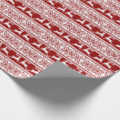 Papier Cadeau Noël scandinave renne (Coin)