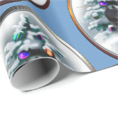 Papier Cadeau Noël Schipperke (Coin rond)