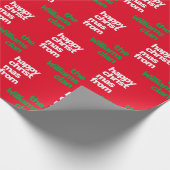 Papier Cadeau Noël simple moderne (Coin)