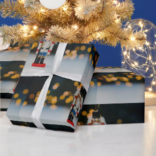 Papier Cadeau Noël SlipperyJoe nutcracker figurine ornement