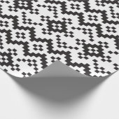 Papier Cadeau Noël Snowflakes Fair Isle Seamless Patternart (Coin)