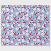 Papier Cadeau Noël Snowmen (Plat)