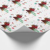 Papier Cadeau noël sorcière buona Befana (Coin)