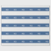 Papier Cadeau Noël Souhait Bleu Couleurs Blancs Fêtes Noël (Plat)