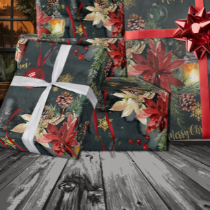 Papier Cadeau Noël Splendor brillant