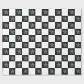 Papier Cadeau Noel Star Noël Jour férié Design (Plat)