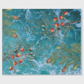 Papier Cadeau Noël Summer Ocean Beach (Plat)