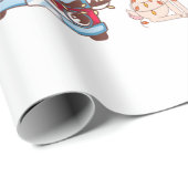 Papier Cadeau Noël super (Coin rond)