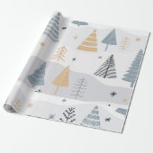 Papier Cadeau Noël Super rose chaud (Déroulé)