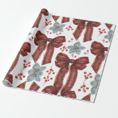 Papier Cadeau Noël Super rose chaud (Déroulé)