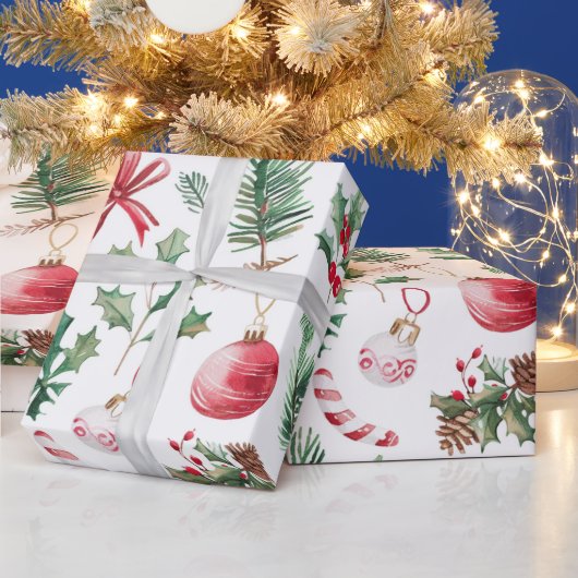 Papier Cadeau Noël Super rose chaud (Vacances)