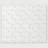 Papier Cadeau Noël Super rose chaud (Plat)
