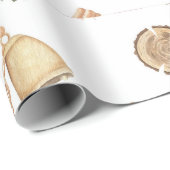 Papier Cadeau Noël Super rose chaud (Coin rond)