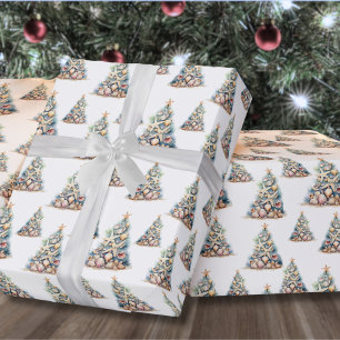 Papier Cadeau Noël sur la plage