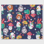 Papier Cadeau noël taco champignon tigre (Plat)