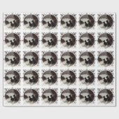 Papier Cadeau Noël Terrier Écossais (Plat)