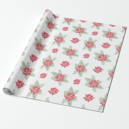 Papier Cadeau Noël traditionnel mignon (Déroulé)