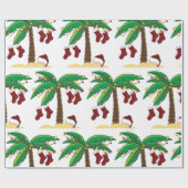 Papier Cadeau Noël tropical (Plat)