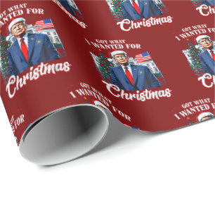 Papier Cadeau Noël Trump
