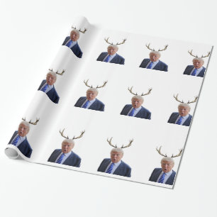 Papier Cadeau Noël Trump : Monsieur le Président, cerf