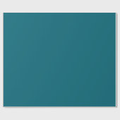 Papier Cadeau Noël turquoise | Smoke Blue Minimal Simple Clean (Plat)