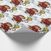 Papier Cadeau Noël ukrainien Caroller (Coin)