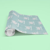 Papier Cadeau Noël Vacances Elégante Plage Turquoise Côte