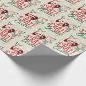 Papier Cadeau Noël Vacances Fou À propos de Noël (Coin)