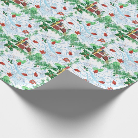 Papier Cadeau Noël venteux (Coin)