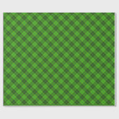 Papier Cadeau Noël vert (Plat)
