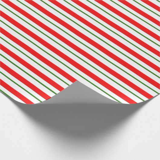 Papier Cadeau Noël vert, blanc, rouge inspiré (Coin)