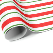 Papier Cadeau Noël vert, blanc, rouge inspiré (Coin rond)