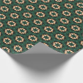 Papier Cadeau Noël vert et or (Coin)
