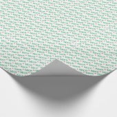Papier Cadeau Noël Vert Nice Noël (Coin)